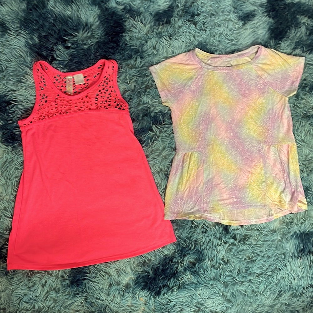 2 girls 7/8 Summer tops